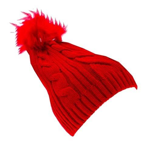 Westend Tekstil Bayan Ponponlu Triko Tilki Bere