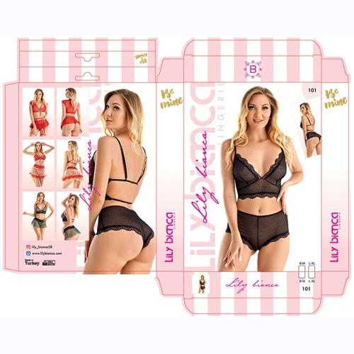 Lily Bicnca 101 Bayan Fantazi Takım Gecelik