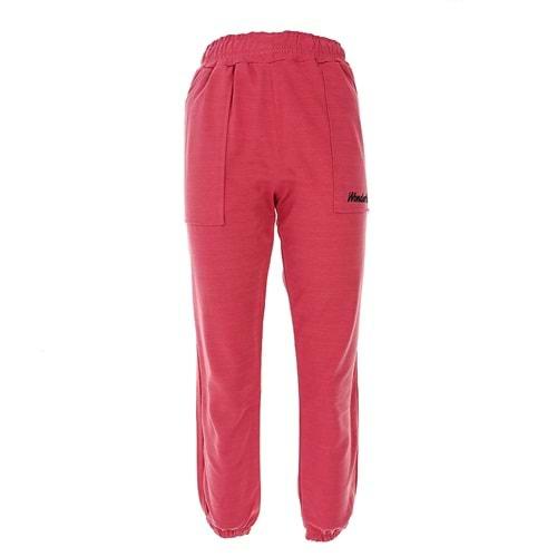 Tonbix 1420 Kız Çocuk 2 İplik Yapıştırma Cep Nakışlı Pantolon 11-15 Yaş