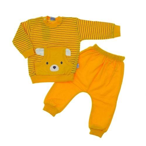 Tomofil 911 Erkek Çocuk Cepli Çizgili Takım 1-2 Yaş