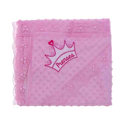 Bebiş 1127 Nohutlu Welsof Prenses Taç Nakışlı Battaniye 0-1 Yaş