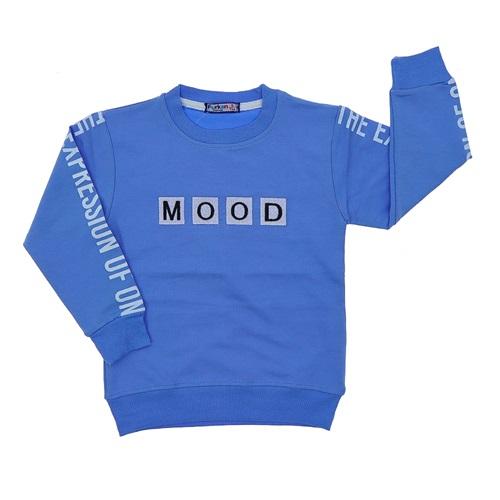 Furkan Kıds 1140 Erkek Çocuk Penye Mood Nakışlı Sweat 5-8 Yaş