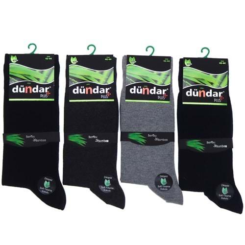 Dündar 5602 Erkek Desenli Plus Bambu Likralı Dikişsiz Soket Çorap