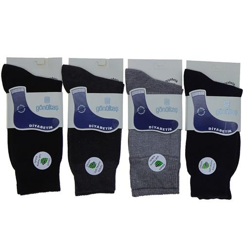 Gönültaş Erkek Kutulu Dikişsiz Bambu Diyabetik Soket Çorap