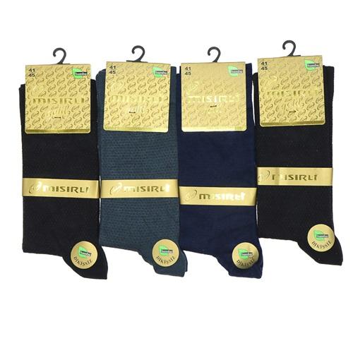 Mısırlı Gold 4183 Erkek Dikişsiz Bambu Likralı Soft Soket Çorap