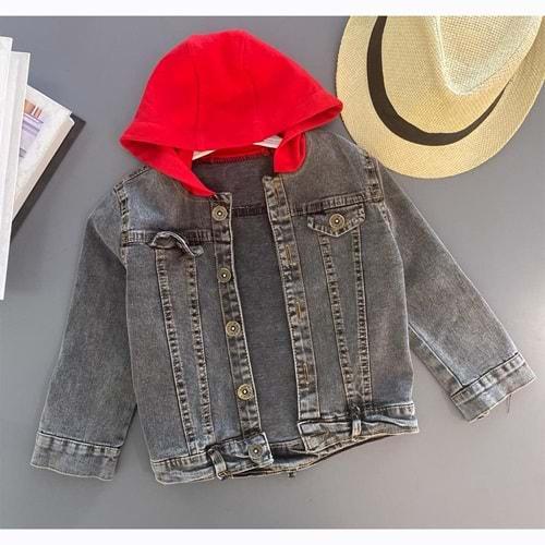 Look Erkek Çocuk Kapşonlu Kot Ceket 6-10 Yaş