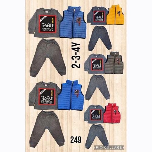 Çuf Çuf 249 Erkek Çocuk Day Fahion Yelekli Takım 2-4 Yaş