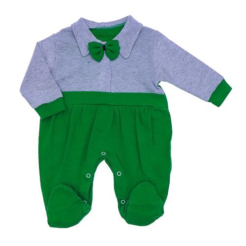 Blue Armi 847 Kız Bebe Gömlek Yakalı Papyonlu Penye Tulum 3-9 Ay