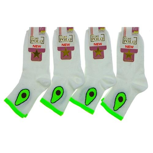 XGri Polo B-77 Unisex Desenli Likralı Kolej Patik Çorap