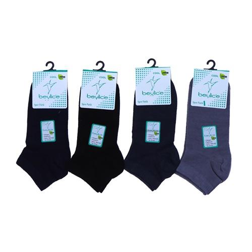 Beylice Cool 2136 Erkek Bambu Likralı Kısa Konç Spor Patik Çorap