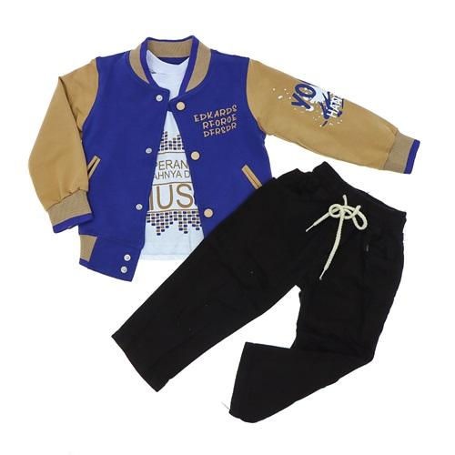 Mıncırık Kids 1712 Erkek Çocuk 2 İp Edkards Baskılı 3 Lü Takım 2-5 Yaş