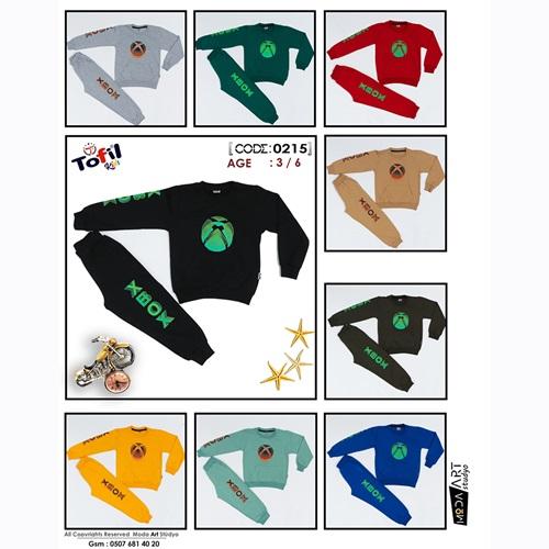 Tofil 0215 Erkek Çocuk 2 İp X Box Baskılı Takım 3-6 Yaş