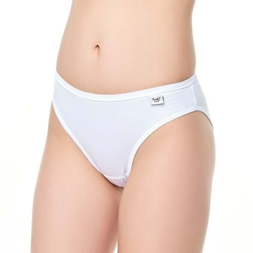 Tutku 0715 Bayan Elastan Düz Bikini