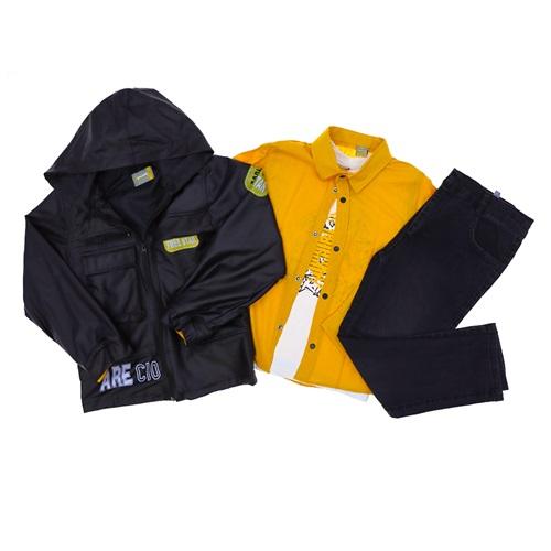 Mıncırık Kids 1738 Erkek Çocuk Boun Baskılı Deri 4 Lü Takım 5-8 Yaş