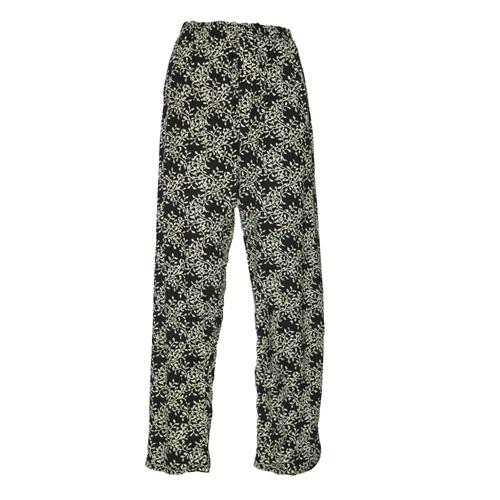 Çopur Bayan Desenli Viskon Jumbo Pijama Alt 4XL-6XL