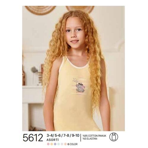 Berrak 5612 Kız Çocuk Geniş Askılı Atlet