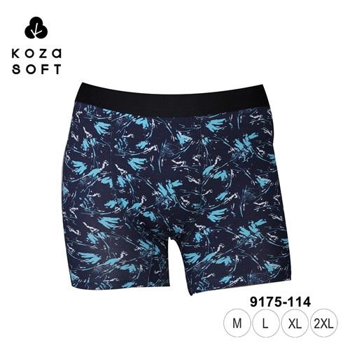 Koza Soft 9175 Erkek Likralı Penye Baskılı Boxer