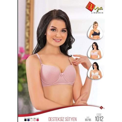Billiza 1012 Bayan Silikonlu Süngerli Empirme Boş Desteksiz Sütyen