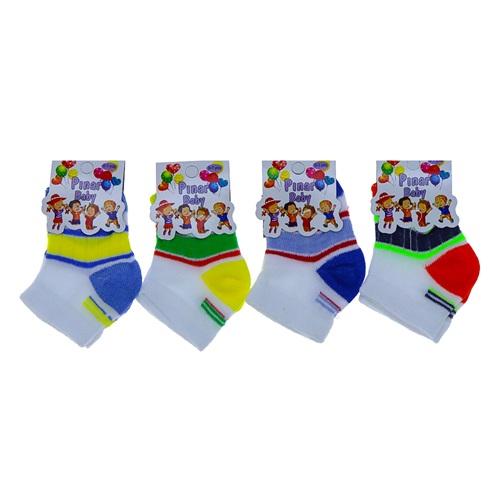 Pınar Erkek Bebe Likralı Mevsimlik Patik Çorap