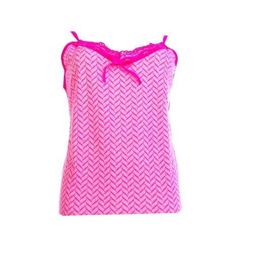 Seramony A-2500 Bayan Penye Dantelli İp Askı Battal Atlet