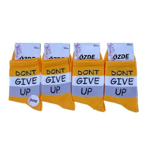 Özde 6807 Bayan Likralı Desenli Mevsimlik Kolej Çorap