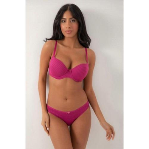 Karaz 2530 Bayan Dolgulu Çizgili Sütyen Takım 75-90