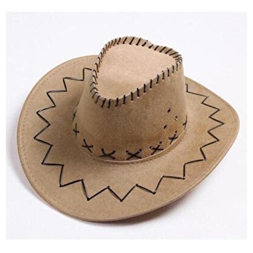 Hertex 3 Erkek Süet Kovboy Şapka