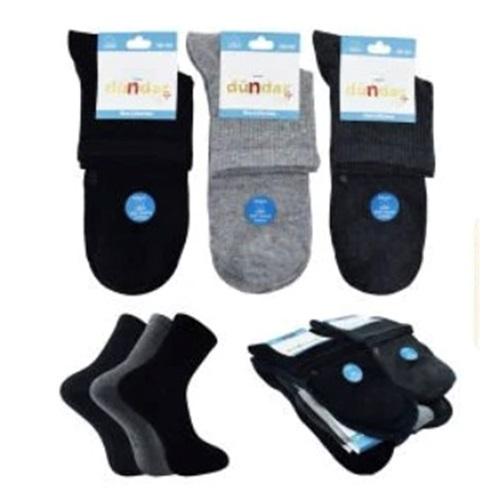 Dündar 6890 Erkek Penye Likralı Dikişsiz Uzun Konç Patik Çorap