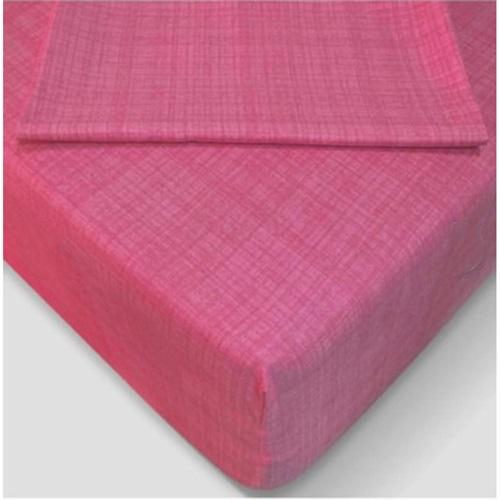 Sağlık Fırça Desenli Lastikli Fitted Çift Kişilik Çarşaf Takımı 160x200