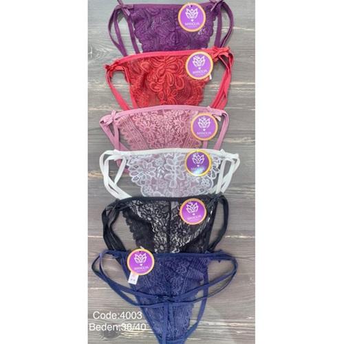 Manolya Secret 4003 Bayan Dantelli Külot M