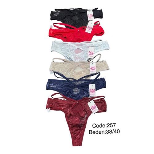 Manolya Secret 257 Bayan Dantelli Külot M