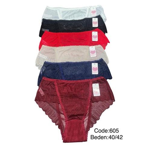 Manolya Secret 605 Bayan Dantelli Külot L