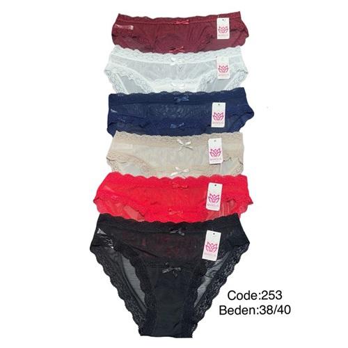 Manolya Secret 253 Bayan Dantelli Külot Tanga M