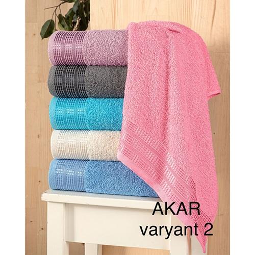 Modamina Jakarlı Akar 2.Varyant Banyo Havlusu 90x150 cm