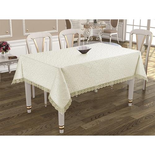 Çeyizland Kdk Güpürlü Kare Masa Örtüsü 160x220cm