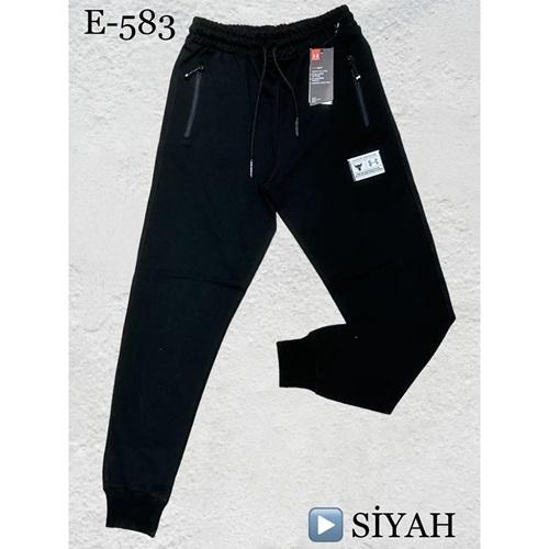 Atrax E-583 Erkek Kompak Penye Under Armour Nakışlı Paça Ribanalı Eşofman Alt S-XXL