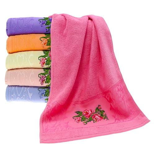 Bulteks Pano Kanaviçe Nakışlı El Yüz Havlusu 50x90cm