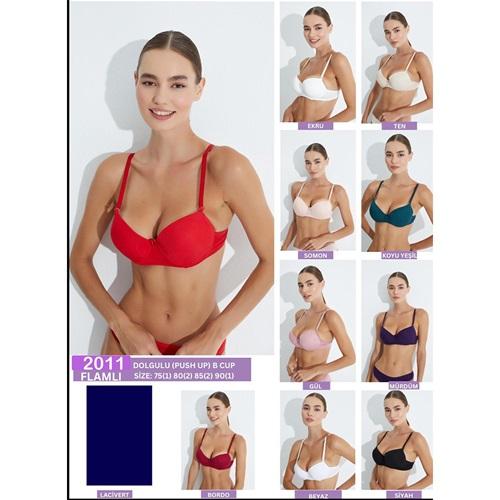 DP De Pier 2011 Bayan Flamlı Dolgulu Sütyen 80-95