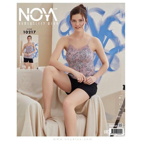 Noya Lüx 10217 Bayan Ring Viskon İp Askılı Şortlu Takım M-2XL