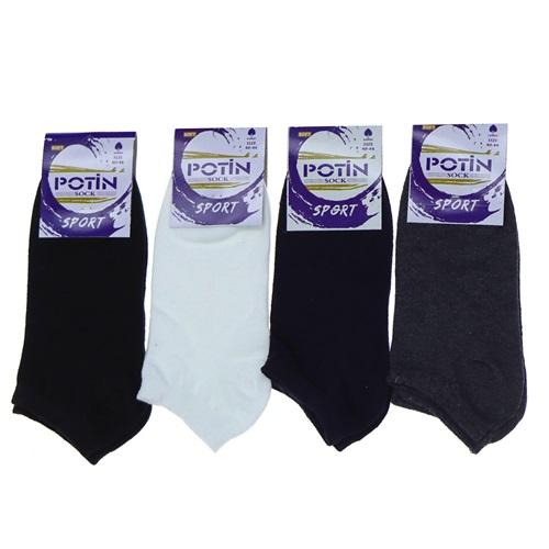 Potin Lady 8679 Erkek Likralı Kısa Patik Çorap