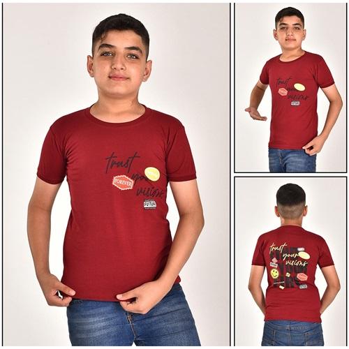 Kardeşler-Erkek Çocuk Forever Baskılı Penye Sweat Tişört 13-16 Yaş