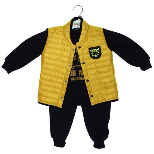 546 3 İplik Yelekli Takım 1-3 Yaş