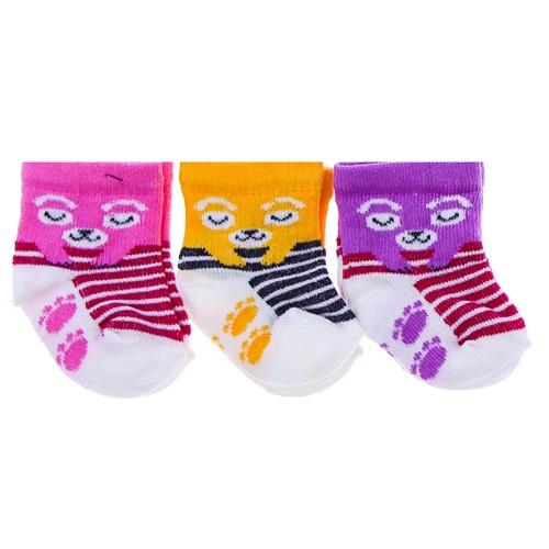 Cıcas 0058 Kız Bebe Soket Çorap 0-3 Ay (12 Li)