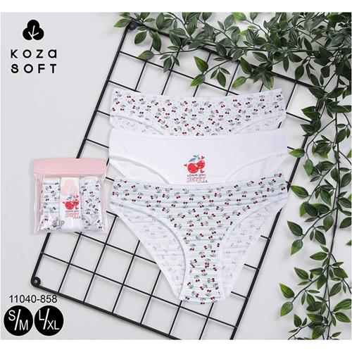 Koza 11040-858 Bayan 3 Lü Slip Bikini