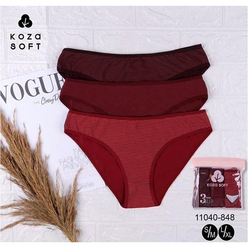 Koza 11040-848 Bayan 3 Lü Slip Bikini