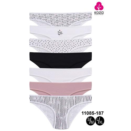 Koza 11085-187 Bayan 7 li Slip Bikini