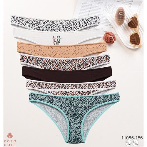 Koza 11085-156 Bayan 7 li Slip Bikini