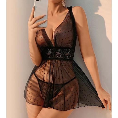 Lily Bicnca 1019 Bayan Fantazi Babydoll Gecelik