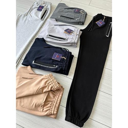 Zafer 13004 Erkek Kompak Los Santos Baskılı Arka Cepli Ters Fermuar Paça Lastikli Eşofman Alt S-XXL