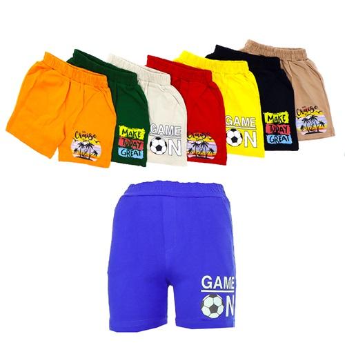 Bıcır Kids Erkek Çocuk Penye Baskılı Şort 5-8 Yaş